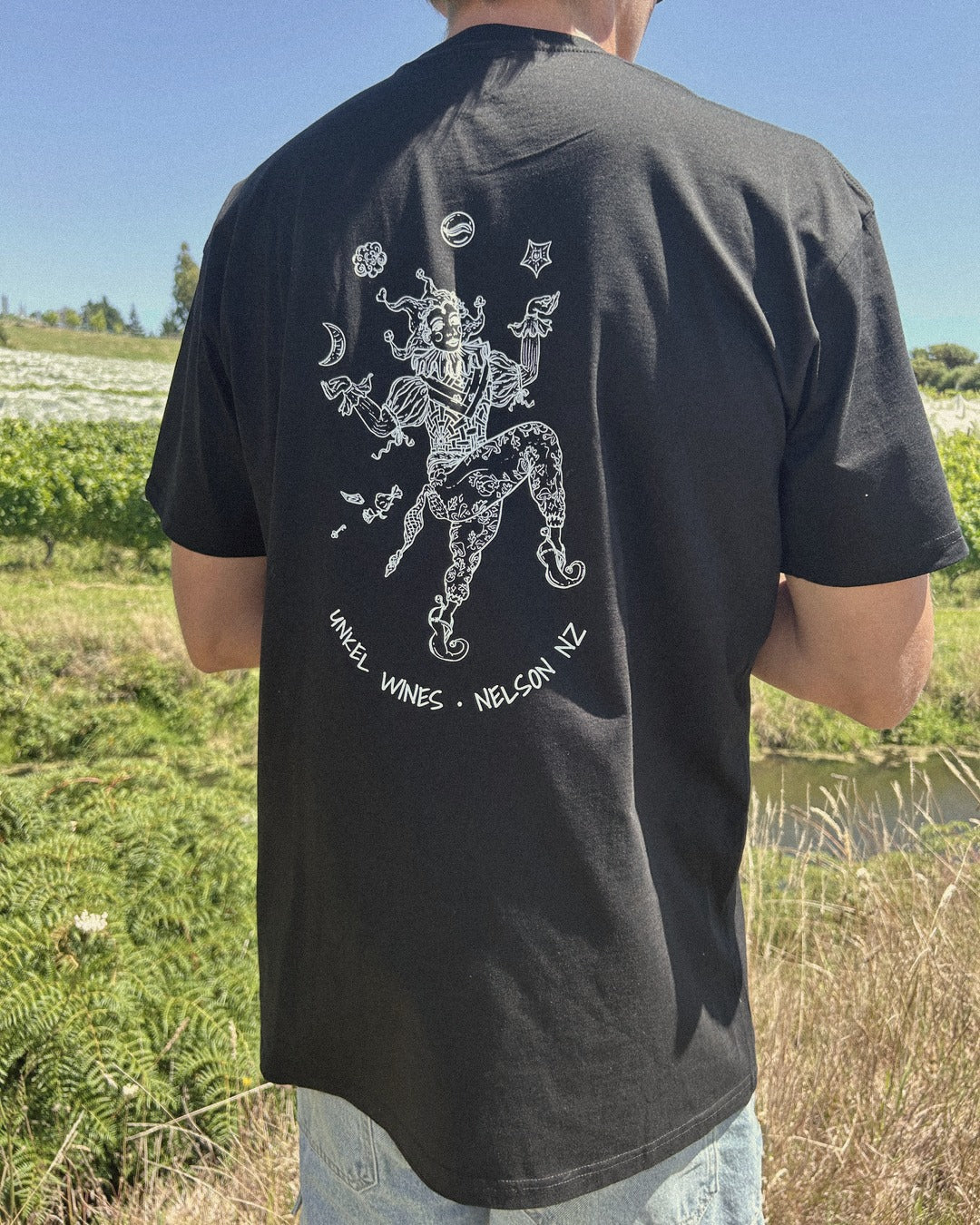Unkel TShirt Black Back View